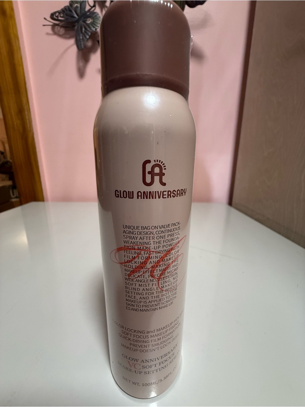 Glow Anniversary VC Soft Focus Setting Spray Quick-Drying Color